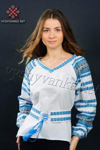 Вишиванка жіноча ткана, арт. 0027