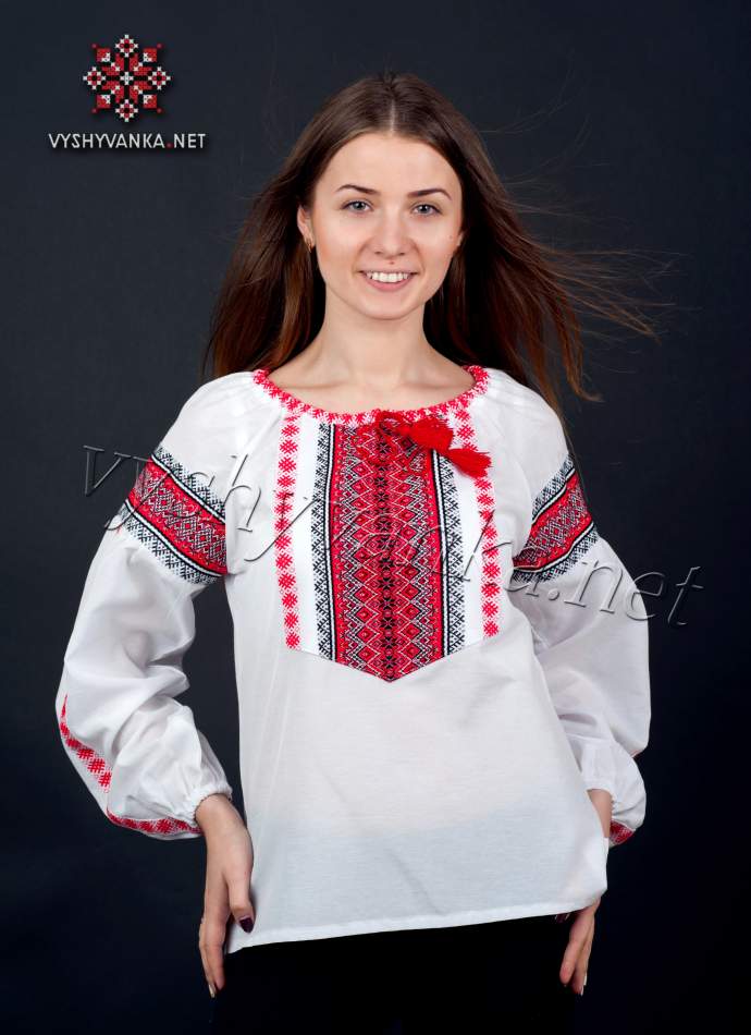 Украинская вышиванка женская, арт. 0042