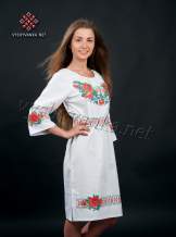 Платье в украинском стиле с маками, арт. 0074-б