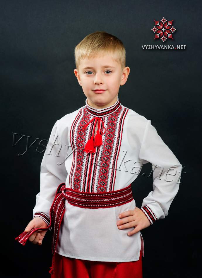 Вишиванка в українському стилі на хлопчика, арт. 0114