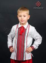 Українська вишиванка з коміром дитяча, арт. 0127