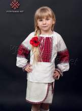 Дитяча вишиванка для дівчинки, арт. 0148