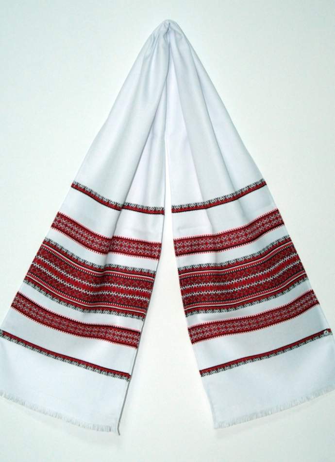 Тканое полотенце в украинском стиле, №01