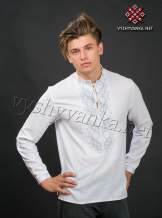 Біла сорочка з вишивкою чоловіча, арт. 2070