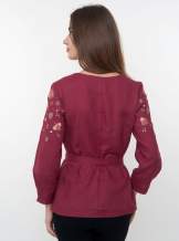 Вышитая блуза с цветами (вышиванка) арт. 4190