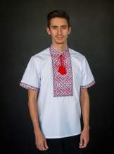 Мужская вышиванка батист, арт. 4224к.р.