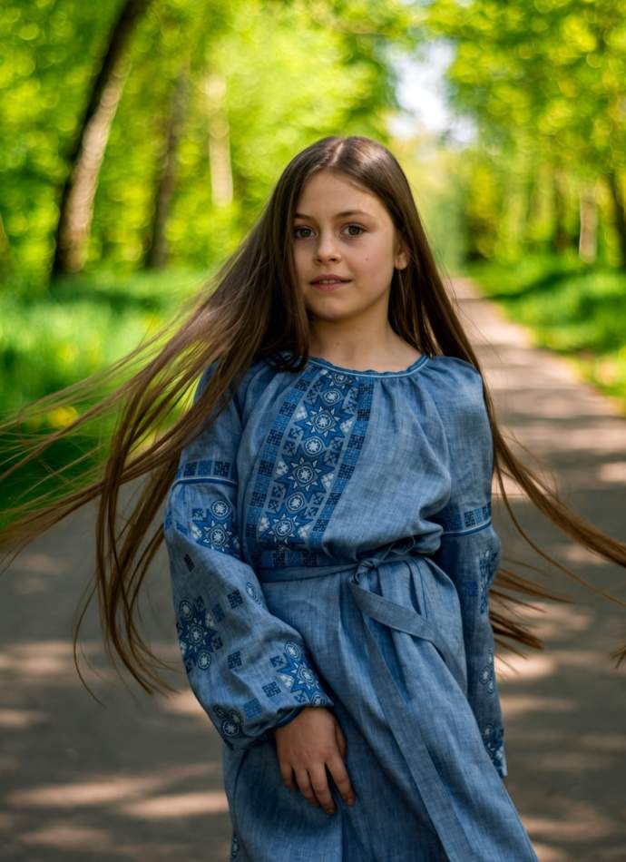 Вишита сукня для дівчинки, арт. 4357