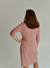 Рожева сукня з вишивкою ,арт. 4575 батал