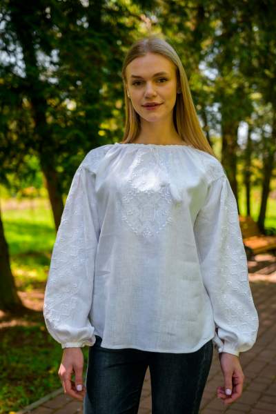 Жіноча блуза на довгий рукав "Світанок",арт 4623