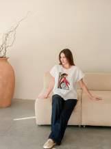 Блузка жіноча "Українка", Білий льон арт.4684