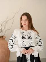 Комплект "Княжа" — вишита лляна сукня + плахта з поясом, арт.4690