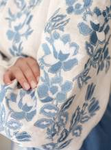 Комплект "Княжа" — вишита лляна сукня + плахта з поясом, арт.4694