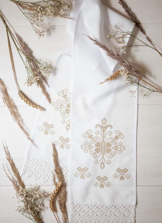 Рушник весільний для перев'язування рук, арт ЗХ 06