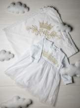 Сукня, трикотаж "Корона гладь" - золото, арт.7078