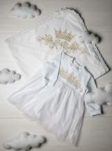 Сукня, трикотаж "Корона гладь" - золото, арт.7078