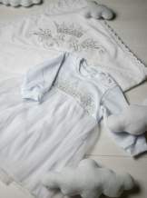 Сукня, трикотаж "Корона гладь" - срібло, арт.7080