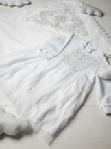 Сукня, трикотаж "Орнамент хрестиком"-срібло, арт.7083