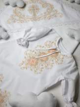 Сукня, "Орнамент хрестиком"-бежевий, арт.7086