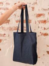 Шопер «Ukraine» (джинсовий з вишивкою),арт 7113