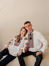 Сімейний комплект вишиванок з льону,арт 4688+4282