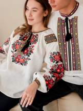 Сімейний комплект вишиванок з льону,арт 4688+4282