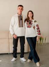 Сімейний комплект вишиванок з льону,арт 4688+4282