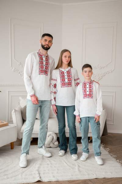 Парні сімейні вишиванки, арт. 4654+4263