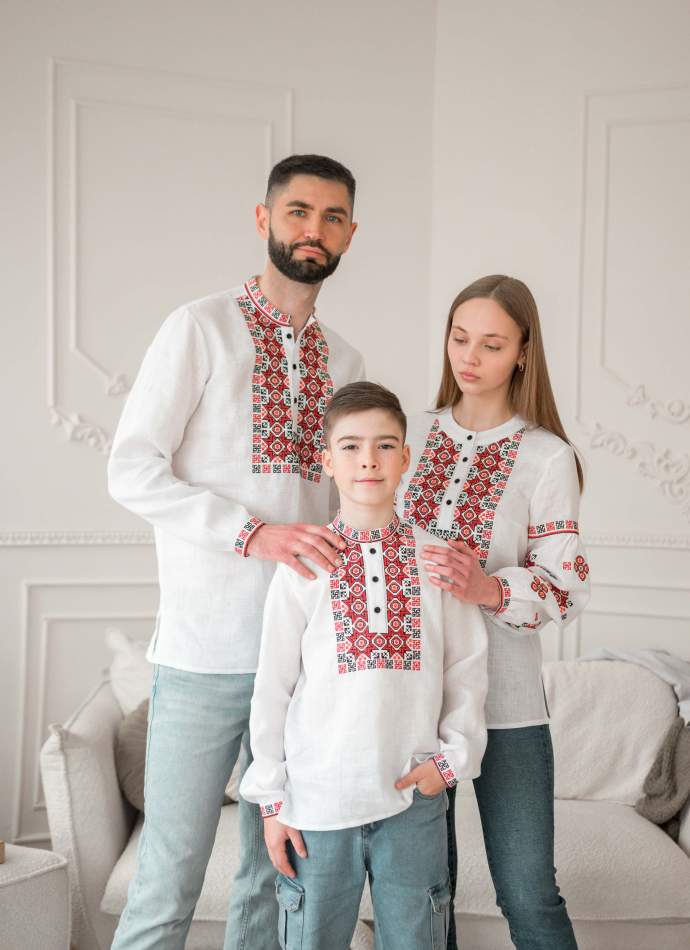 Парні сімейні вишиванки, арт. 4654+4263